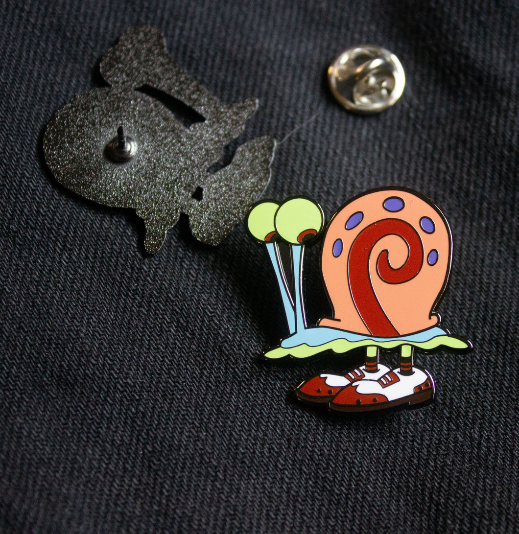Gary the Snail pin